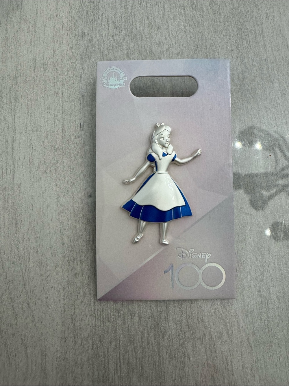 NWT Disney 100 Anniversary Alice in Wonderland Pin